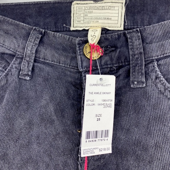 💕SALE💕Current Elliott Leopard Print Corduroys - Picture 10 of 13